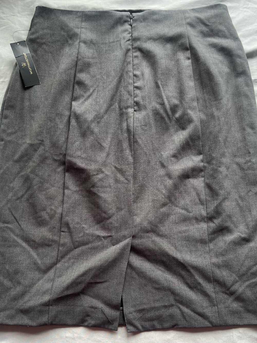 Worthington Gray Pencil Skirt Womens Size 12 NEW Career Office Business Classic